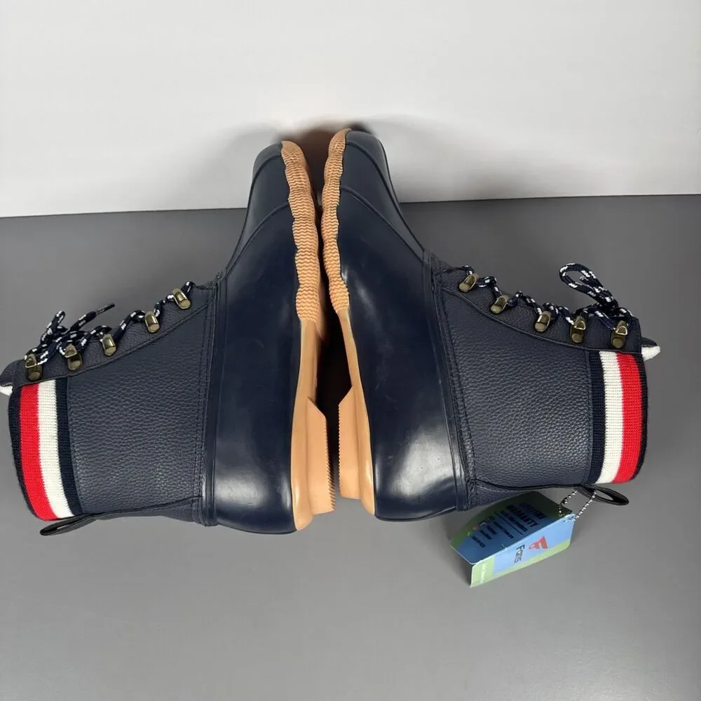 8 Fans Women's Size 10 Duck‎ Boots Waterproof Ankle Rain Insulated Shoes -flaw